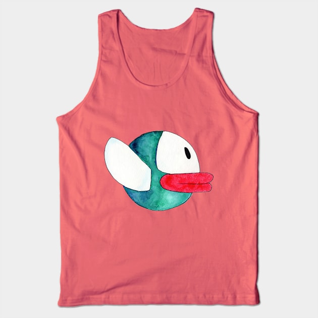 Watercolor FlapX Bird Tank Top by NerdLabs001